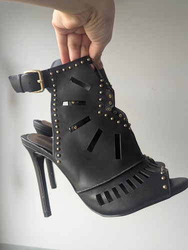 Aldo black leather studded - aldo,