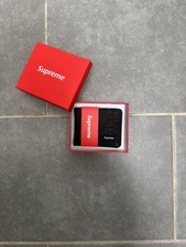 Supreme - Leather Zip Card