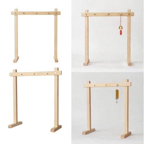 Wooden chime stand light - wooden,