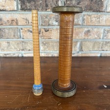 Antique Wooden Textile Bobbins
