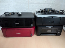 Inkjet Printers Bundle Job Lot X 4 Cannon HP Epson Working Spares & Repairs