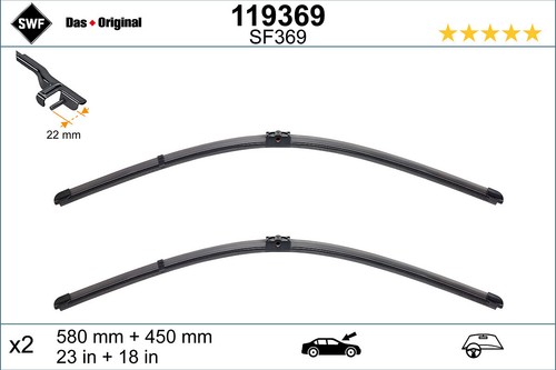 Swf 119369 wiper blade for - 119369,