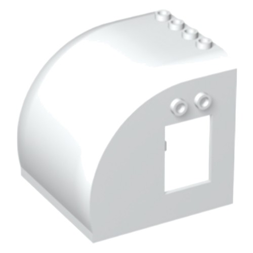 Lego white vehicle caravan - white,