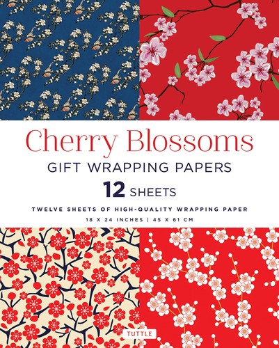 Cherry blossoms gift wrapping - gift,