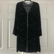 Monsoon Long Black Silk Mix