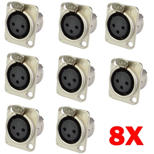 Pack 5mm 30mm xlr - 8, panel