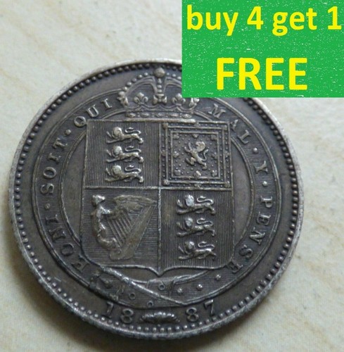 Queen victoria shilling - queen,