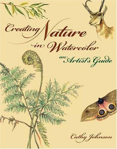 Creating nature watercolor - creating, in