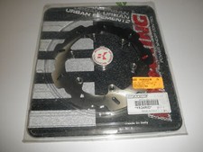 Braking rear brake disc wave