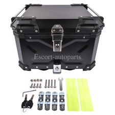 Black 55L Motorcycle Top Box