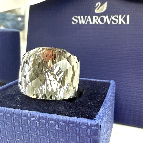 Swarovski nirvana ring grey - swarovski,
