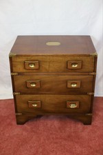 Harrods London Lovely Military Campaign Style Chest Of Drawers