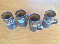 4 xVintage Celtic Pottery Tall