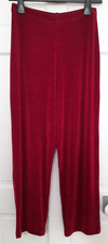 KIM & CO, RED TROUSERS. SIZE P/S