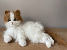 FurReal Friends Large Lulu Ginger White Cat Interactive Toy Hasbro Works VGC