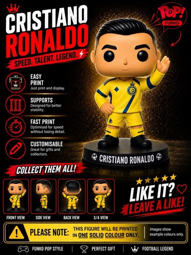 Christiano ronaldo funko style - christiano,