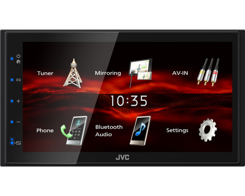 Jvc car stereo - 6.8",