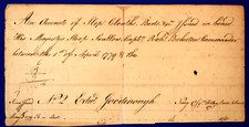 1779 Rev. War H.M.S. SWALLOW