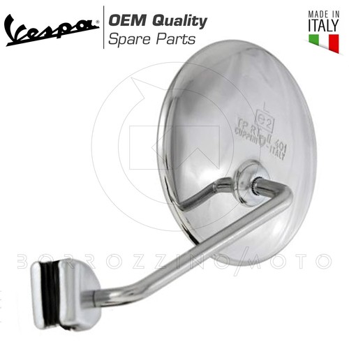 Chromed rearview mirror - rearview,