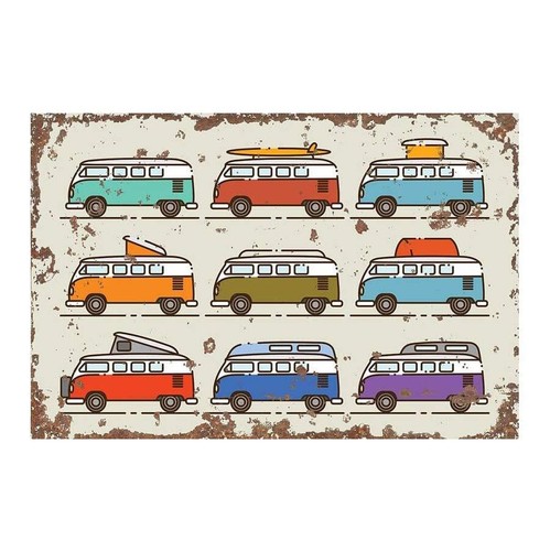Camper van collection metal - van,