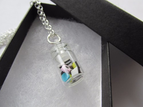 Handmade unusual glass jar - unusual, of
