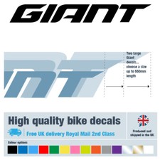 Giant new bike decal 325-550mm