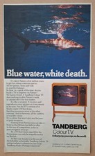 Tandberg Colour TV's Original UK Press Advert 1975
