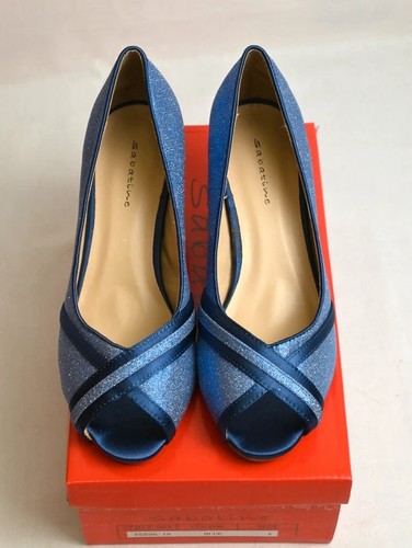 Blue glitter peep - peep, toe