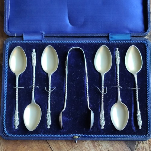 Silver apostole spoons - silver, set