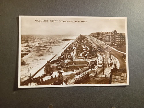Old postcard blackpool - uk,
