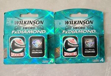 8 Wilkinson FX Diamond Razor Blade Cartridge (2x 4 Pack)