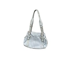 Tommy & Kate Blue Leather Buckle Shoulder Bag