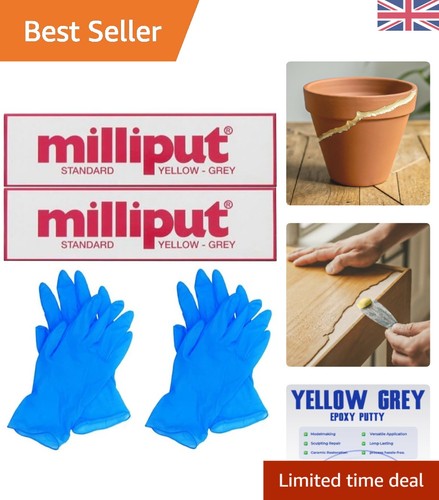 Pack milliput yellow grey - 2-pack, yellow-grey