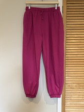 Zara hot pink pull cord waist