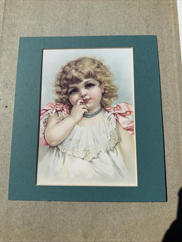 Victorian lithograph print - victorian,
