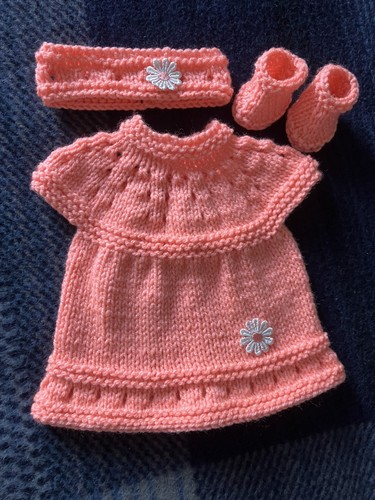 Hand knitted dolls - knitted,