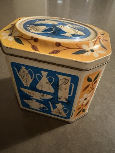 Vintage tea caddy - vintage,