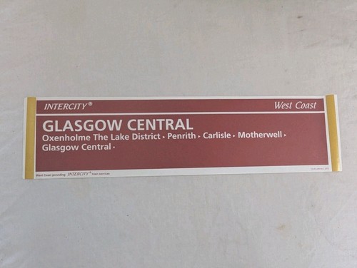 Intercity west coast glasgow - intercity,