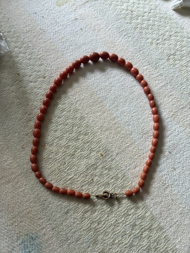 Asian coral strand bead - coral,