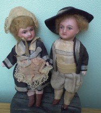 Wonderful twin bisque head - twin, bisque-head