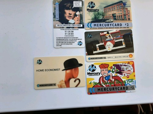 Mercury phonecards different - mercury,