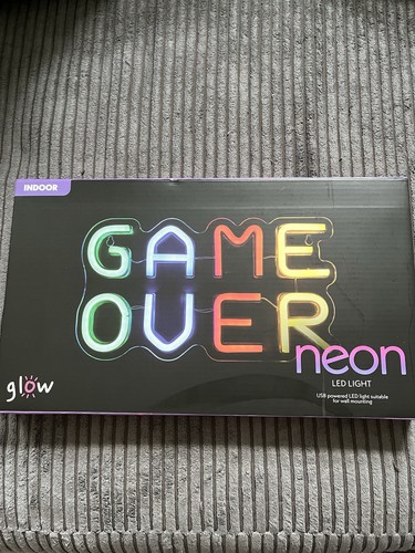 Game over neon sign - neon,