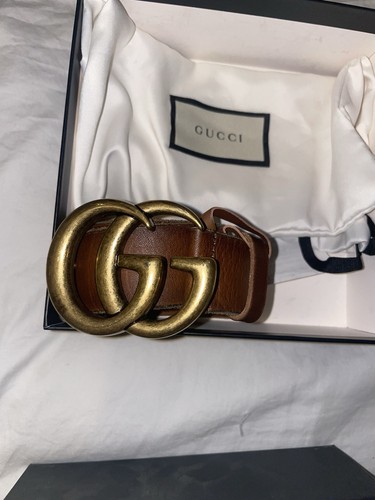 Gucci belt wide - brown, with