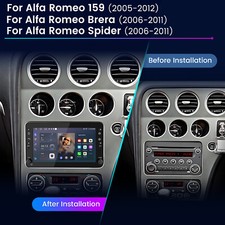 For Alfa Romeo Spider Brera 159 Carplay Android13 Car Stereo GPS SAT NAV Radio