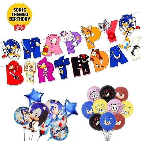 Sonic the hedgehog foil latex - sonic,