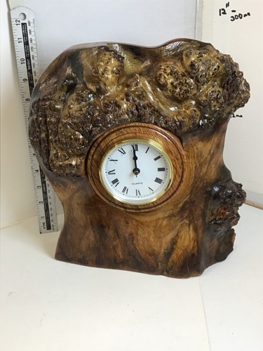 Mantle piece wooden clock - piece,