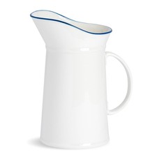 White Farmhouse Water Jug - 1