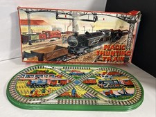 Rare Technofix Magic Shunting Train Clockwork Tin Toy - BASE ONLY NO TRAINS