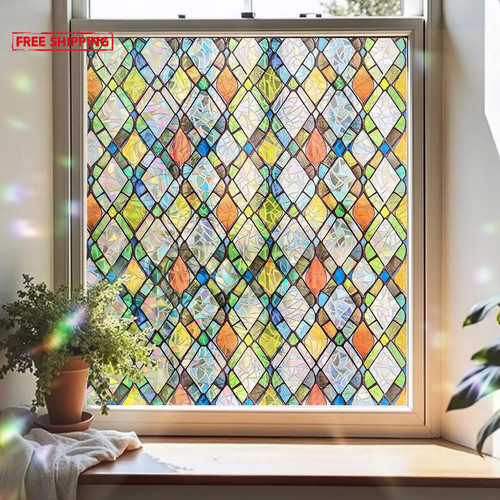 Stained glass window film - window,