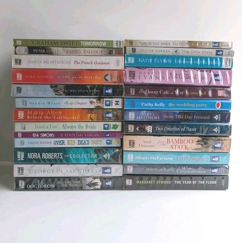 Large print mixed fiction - large,